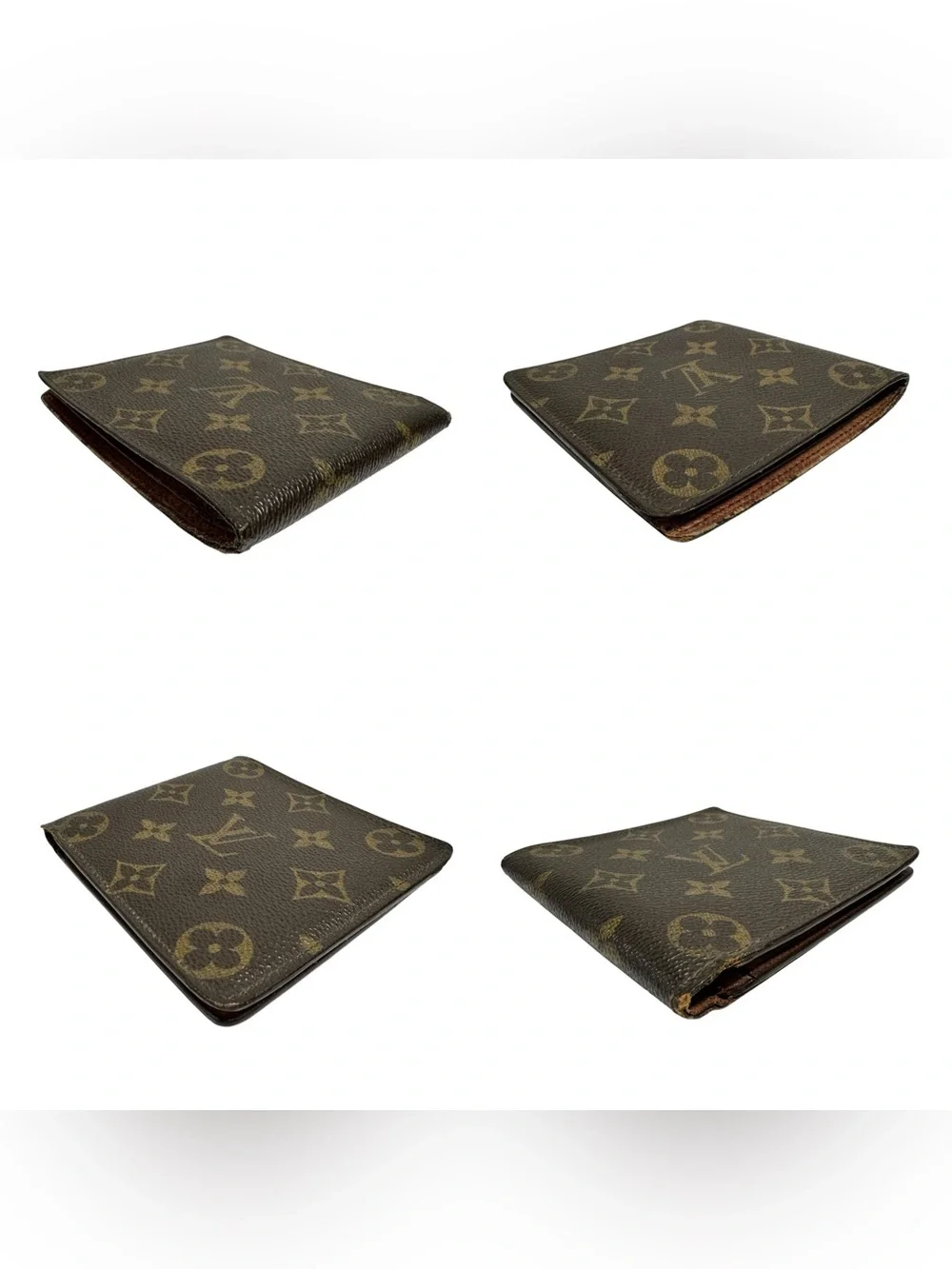 Louis Vuitton Monogram Leather Vintage Bifold Wallet